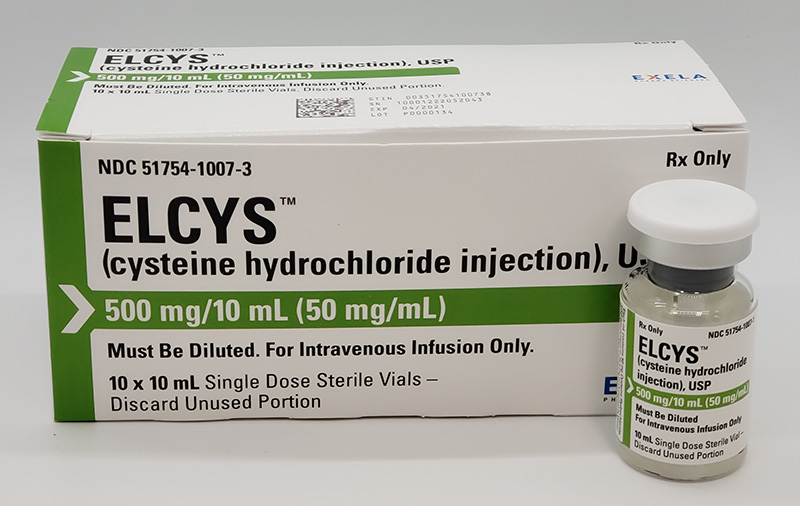 Featured Image for post Exela Launches ELCYS™ Only FDA Approved Cysteine Hydrochloride Injection